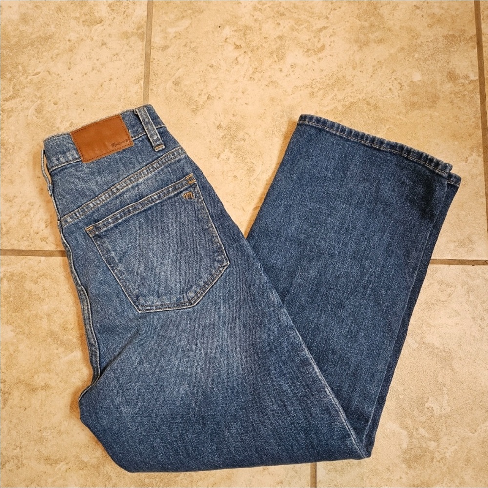 Madewell Slim Wide-Leg Crop Denim - Picture 3 of 4